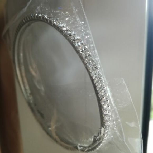 Large Diamond Hoops - Picture 3 of 3